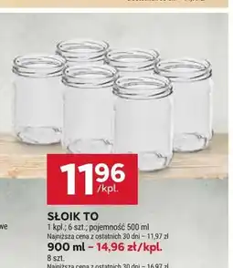 Stokrotka Słoik TO 500 ml 6-pak oferta