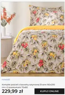 Home&You Komplet pościeli z bawełny satynowej home&you Elvaire oferta