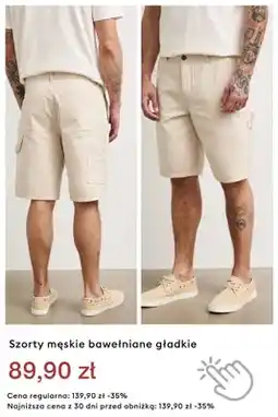 Medicine Szorty męskie bawełniane gładkie oferta