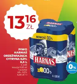Duży Ben Piwo bezalkoholowe Harnaś Orzeźwiająca Cytryna 4-pak oferta