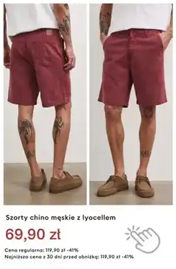 Medicine Szorty chino męskie z lyocellem oferta