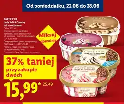 Lidl Lody tiramisu Carte d'Or oferta