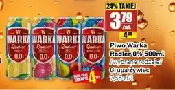 API MARKET Piwo bezalkoholowe Warka Radler Cytryna puszka oferta