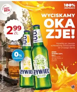 Duży Ben Piwo bezalkoholowe Żywiec Bez & Jabłko Kwiat Polskie oferta