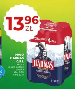Duży Ben Piwo Harnaś Jasne Pełne 4-pak oferta
