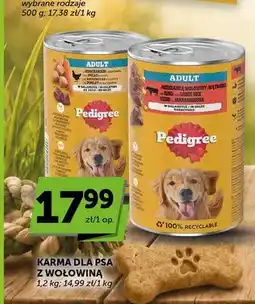 ABC Karma dla psa Pedigree Adult mieszanka wołowiny wątróbki i warzyw w galaretce oferta