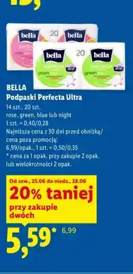 Lidl Podpaski Bella Perfecta Ultra Blue oferta
