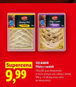 Lidl Filety z sardeli z oliwą z oliwek Sol&Mar oferta
