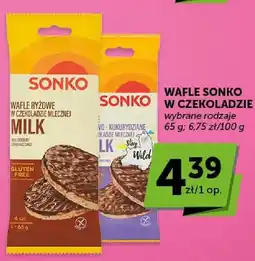 ABC Wafle kukurydziane w czekoladzie mlecznej Sonko Milk oferta