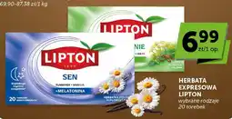 ABC Herbata ekspresowa Lipton Sen Rumianek Wanilia Melatonina oferta