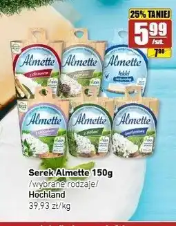 API MARKET Serek twarogowy Almette Hochland z czosnkiem oferta