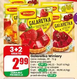 Dino Galaretka Winiary truskawkowy smak oferta