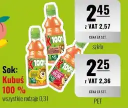 Eurocash Sok: Kubuś 100% oferta