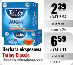 Eurocash Herbata ekspesowa: Tetley Classic oferta