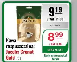 Eurocash Kawa rozpuszczalna: Jacobs Cronat Gold oferta