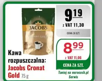Eurocash Kawa rozpuszczalna: Jacobs Cronat Gold oferta