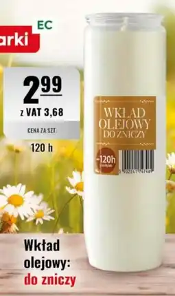 Eurocash Wkład olejowy: do zniczy oferta