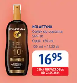 dm drogerie markt Kolastyna olejek do opalania spf 10 oferta