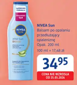 dm drogerie markt Nivea sun balsam po opalaniu przedłużający opaleniznę oferta