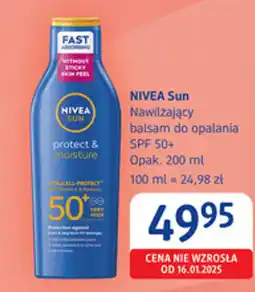 dm drogerie markt Nivea sun nawilżający balsam do opalania oferta