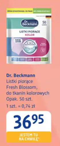 dm drogerie markt Dr. Beckmann Listki piorące Fresh Blossom oferta