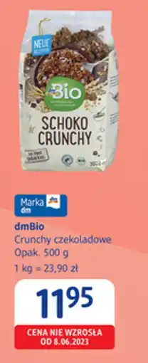 dm drogerie markt dmBio Crunchy czekoladowe oferta