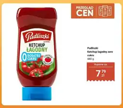 Biedronka Ketchup łagodny zero cukru Pudliszki oferta