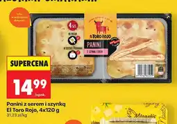 Biedronka Panini z serem i szynką El Toro Rojo oferta