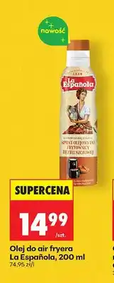 Biedronka Olej do air fryera La Española oferta