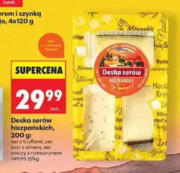 Biedronka Deska serów hiszpańskich oferta