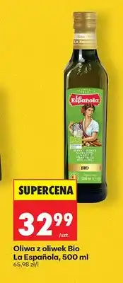 Biedronka Oliwa z oliwek Bio La Española oferta