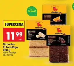 Biedronka Ciasto Bizcocho z pomarańczą i kawałkami czekolady El Toro Rojo oferta