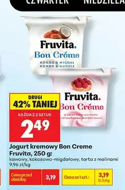 Biedronka Jogurt kremowy Bon Creme Fruvita kawowy oferta