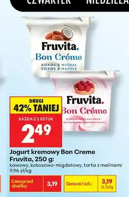 Biedronka Jogurt kremowy Bon Creme Fruvita kawowy oferta