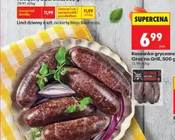 Biedronka Kaszanka gryczana Czas na Grill oferta