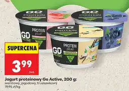 Biedronka Jogurt proteinowy Go Active jagodowy oferta