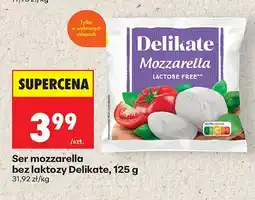Biedronka Ser mozzarella bez laktozy Delikate oferta