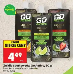 Biedronka Żel dla sportowców Go Active limonka oferta