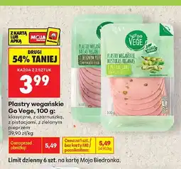 Biedronka Plastry wegańskie Go Vege klasyczne oferta