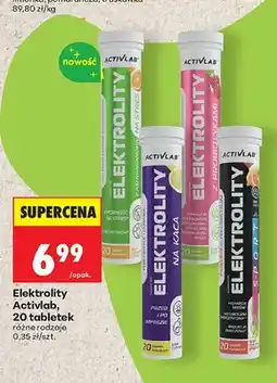 Biedronka Elektrolity Activlab na stres oferta