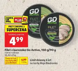 Biedronka Filet z kurczaka w sosie własnym Go Active oferta