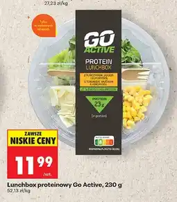 Biedronka Lunchbox proteinowy z tuńczykiem jajkiem i kukurydzą Go Active oferta