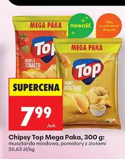 Biedronka Chipsy Top Mega Paka musztarda miodowa oferta