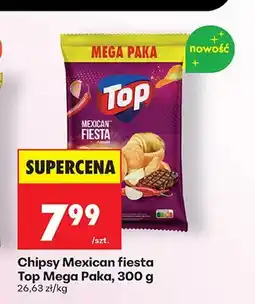 Biedronka Chipsy Mexican fiesta Top Mega Paka oferta