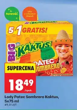 Biedronka Lody Patec Sombrero Kaktus oferta