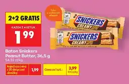 Biedronka Baton Snickers Creamy Peanut Butter oferta