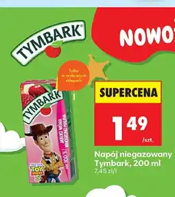 Biedronka Napój niegazowany Tymbark jabłko wiśnia truskawka malina oferta