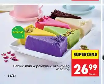 Biedronka Serniki mini w polewie 6-pak oferta
