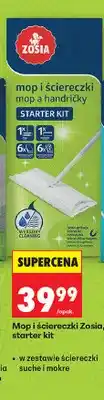 Biedronka Mop i ściereczki Zosia starter kit oferta