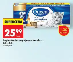 Biedronka Papier toaletowy Queen Komfort oferta